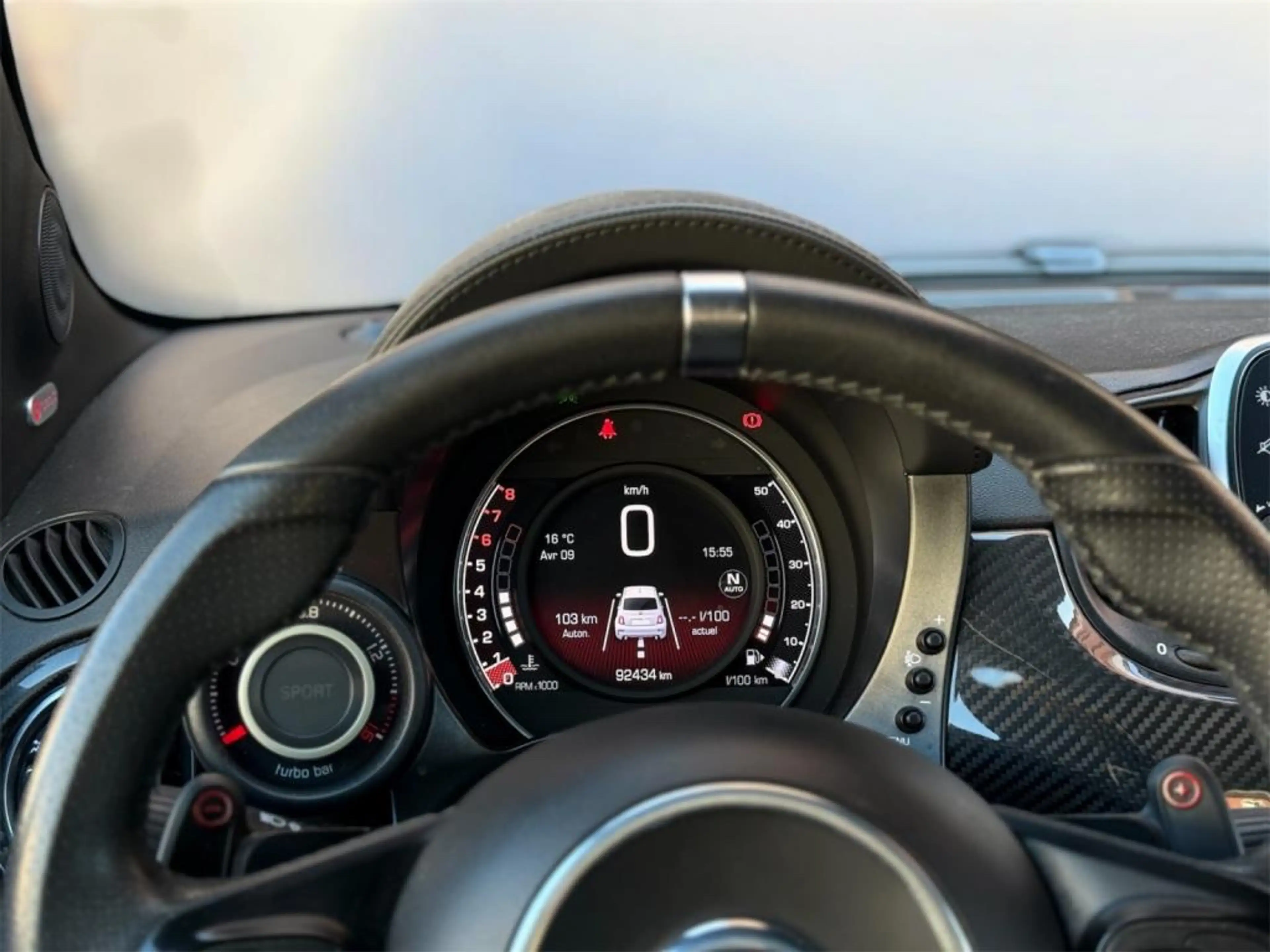 Abarth 595 SCORPIONEORO CARBON FACELIFT BEATS — photo 12