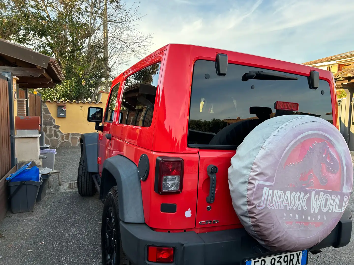 Jeep Wrangler Wrangler 2.8 crd Cabrio auto Rosso - 1