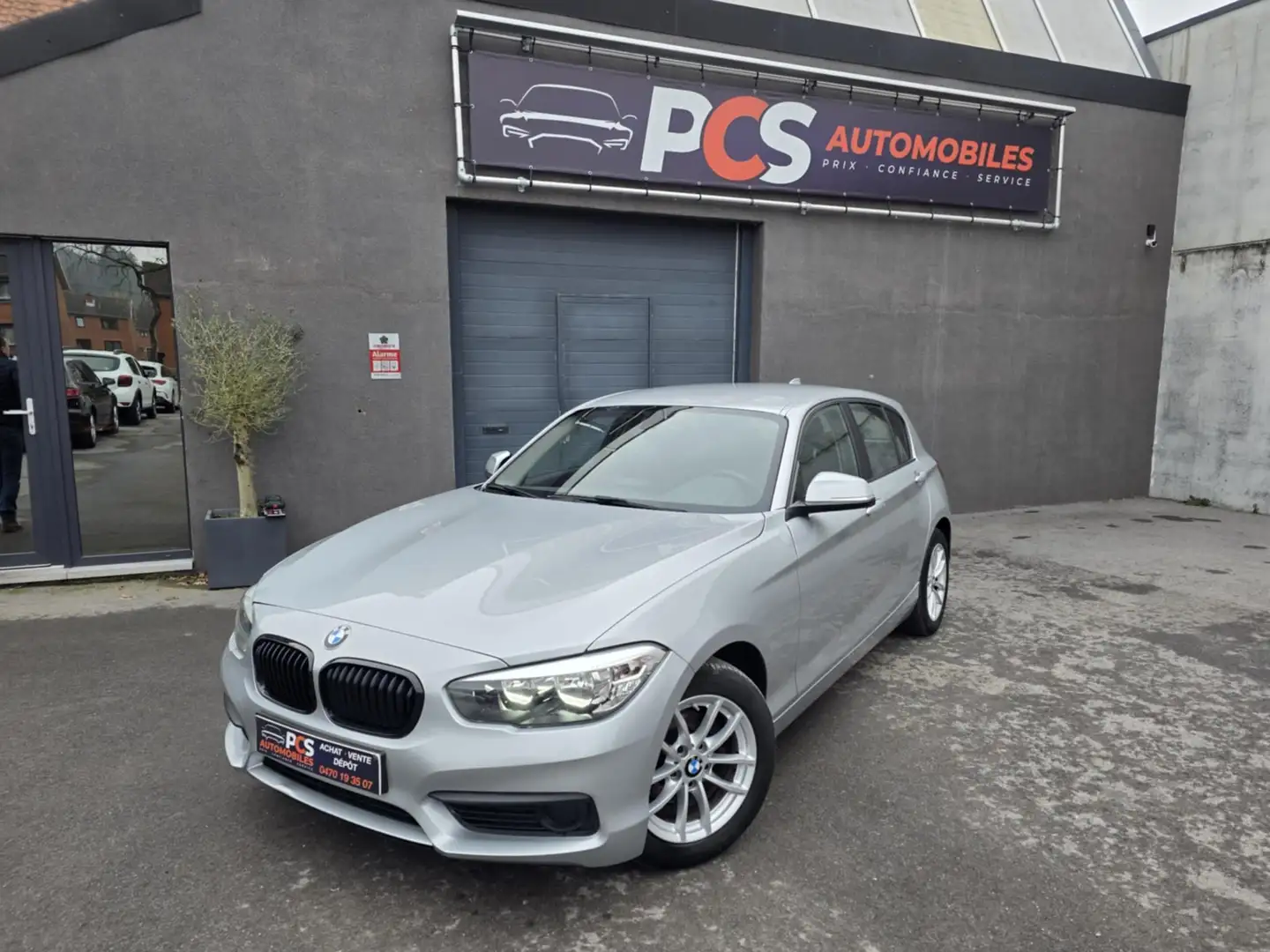 BMW 116 d*GPS*BLUETOOTH*CARNET*PDC*GARANTIE 12M Argent - 1