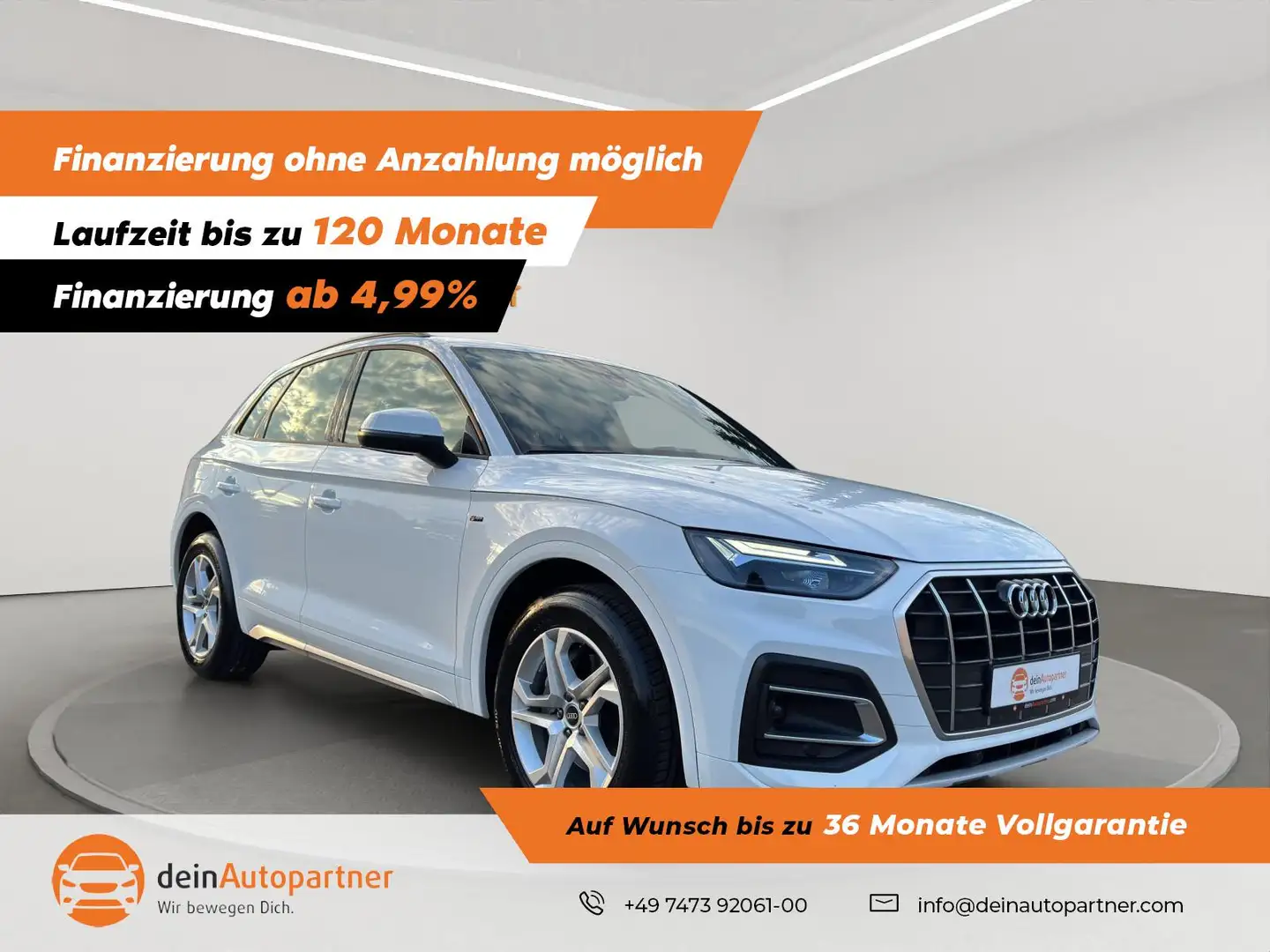 Audi Q5 35 TDI advanced NAVI/LED/LEDER/PANO/VIRTUAL COCKPI Weiß - 1
