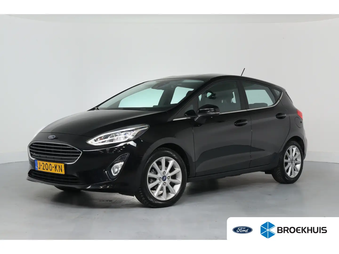 Ford Fiesta 1.0 EcoBoost Titanium | Trekhaak | LED | Navigatie Zwart - 1