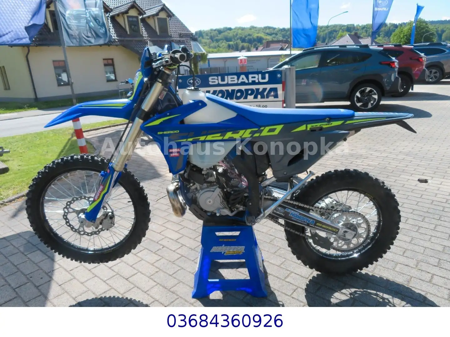 Sherco 250 SEF actory 2025 mit 34 BH 4,99% Azul - 2