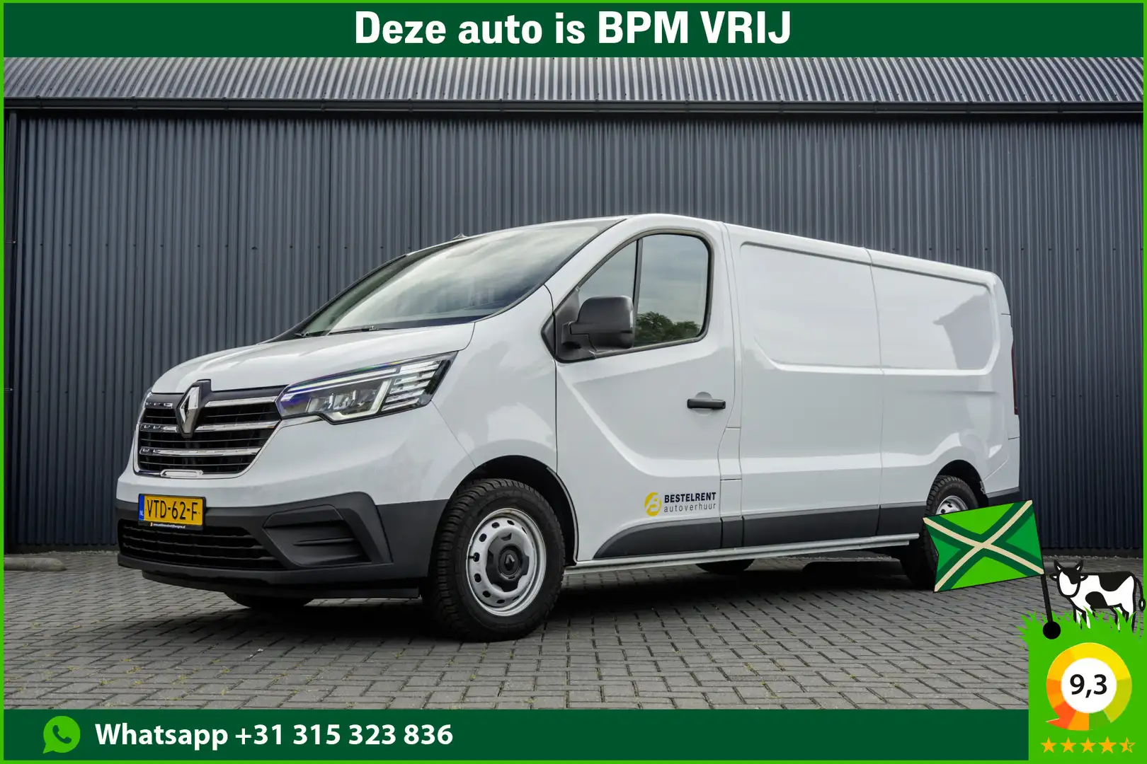 Renault Trafic **dCi 110 T30 L2H1 | Navigatie | 3-Zits | Cruise | Weiß - 1