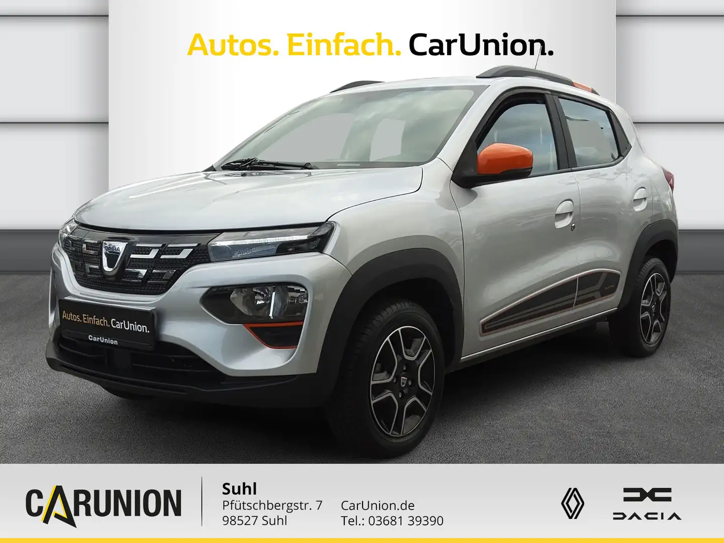 Dacia Spring Comfort Plus mit Look-Paket Orange Grau - 1