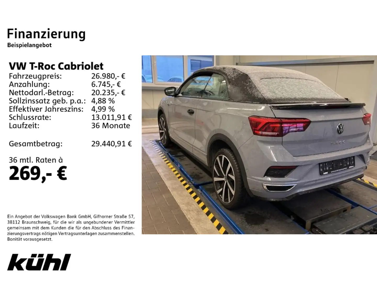 Volkswagen T-Roc 1.5 TSI DSG R-Line Edition LED/A Grau - 2