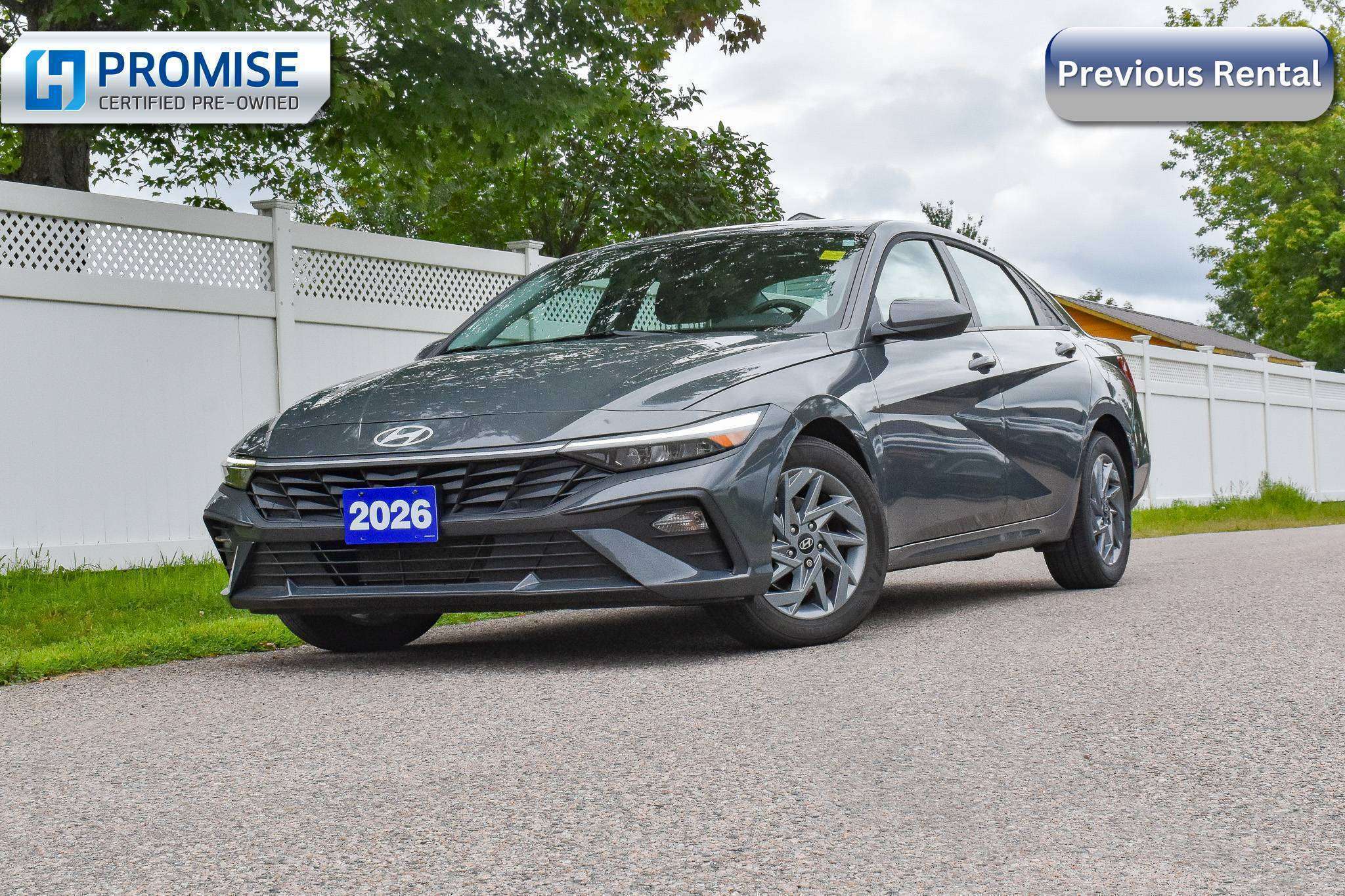 Gray 2026 Hyundai Elantra Sedan  Automatic