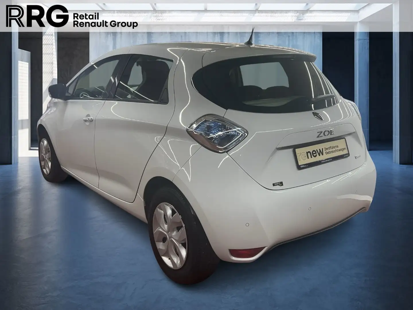 Renault ZOE LIFE 23kWh BATTERIEMIETE White - 2