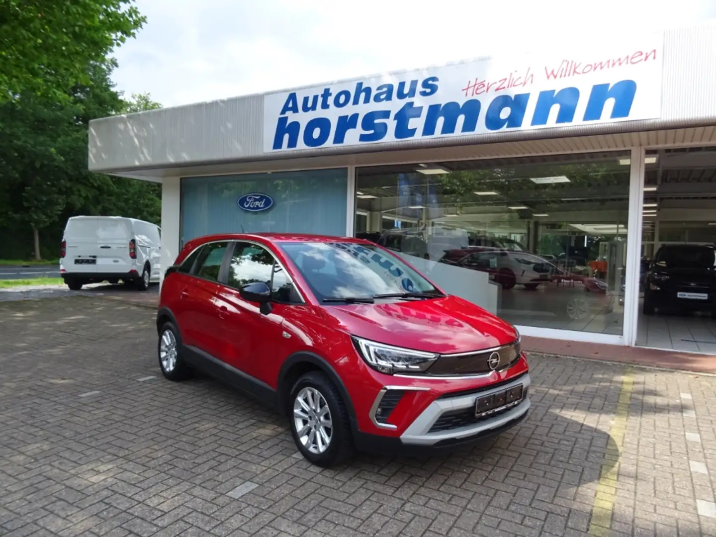 Opel Crossland ELEGANCE, NAVI, LM, AUTOM. KLIMA, MET, PDC Rouge - 1