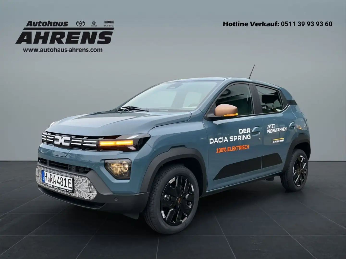 Dacia Spring Electric 65 Extreme CCS, Einparkhilfe vo Schuko Blau - 1