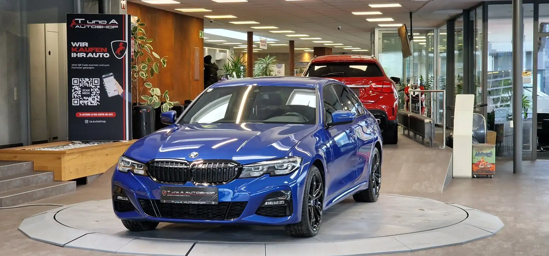 BMW 330 e M-Paket Aut. *Navi*LED*19Zoll*Ambiente* Blau - 1