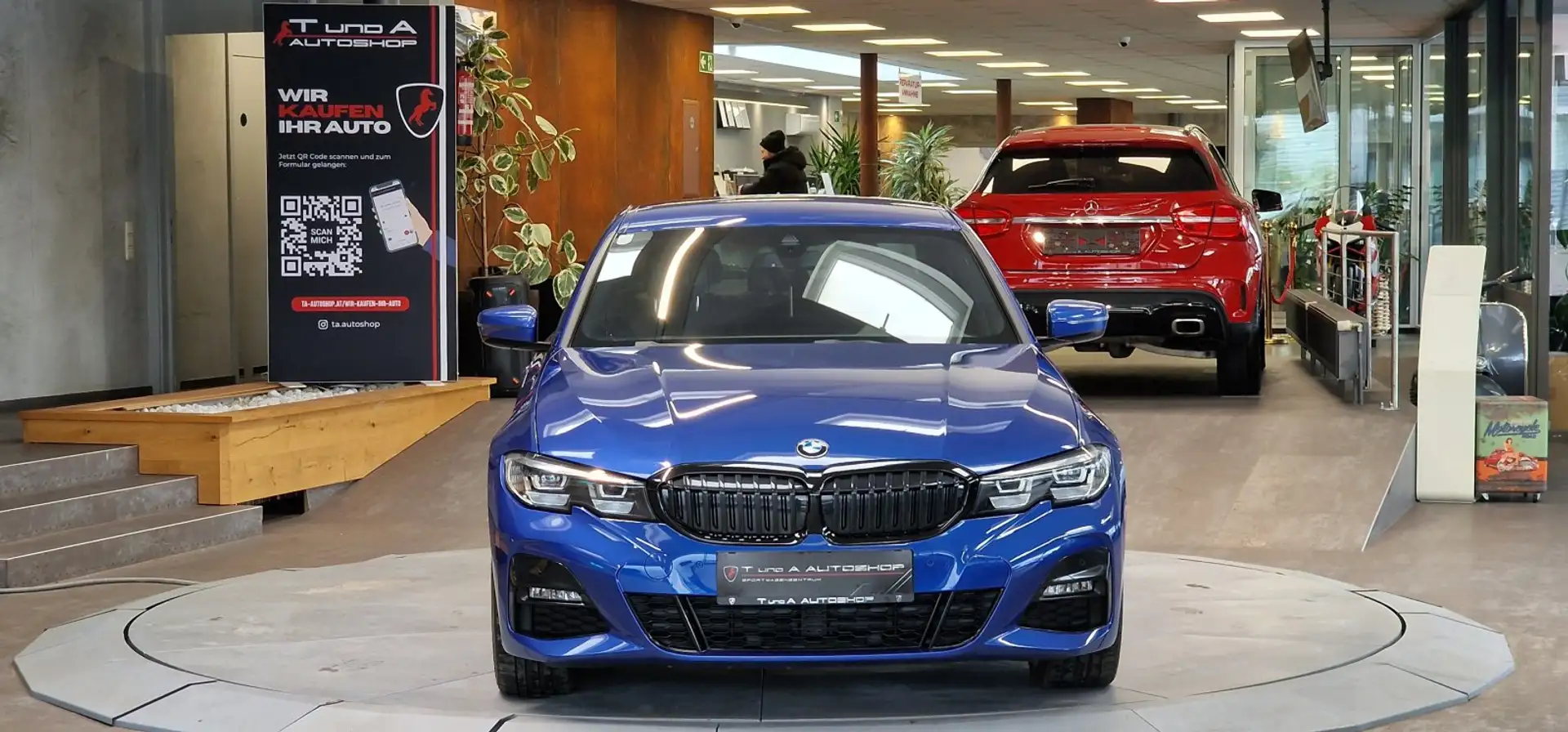 BMW 330 e M-Paket Aut. *Navi*LED*19Zoll*Ambiente* Blau - 2