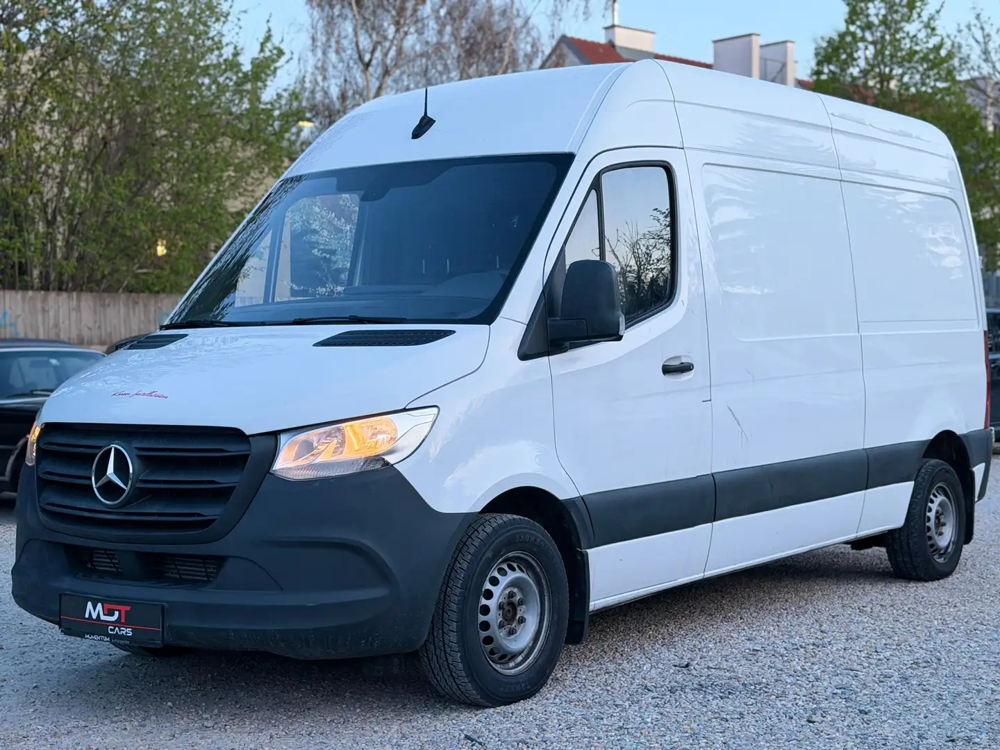 Mercedes-Benz Sprinter 211/214 CDI FWD L2|ERSTBESITZ|TEMPO|SPURASS|DISPLY Weiß - 2