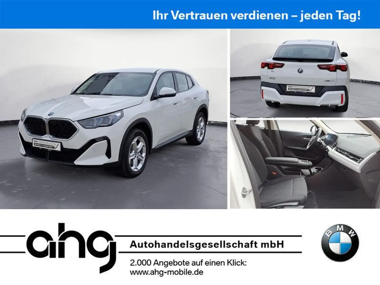 BMW X2 sDrive20i Komfortzugang Adaptiv LED Akustigla Weiß - 1