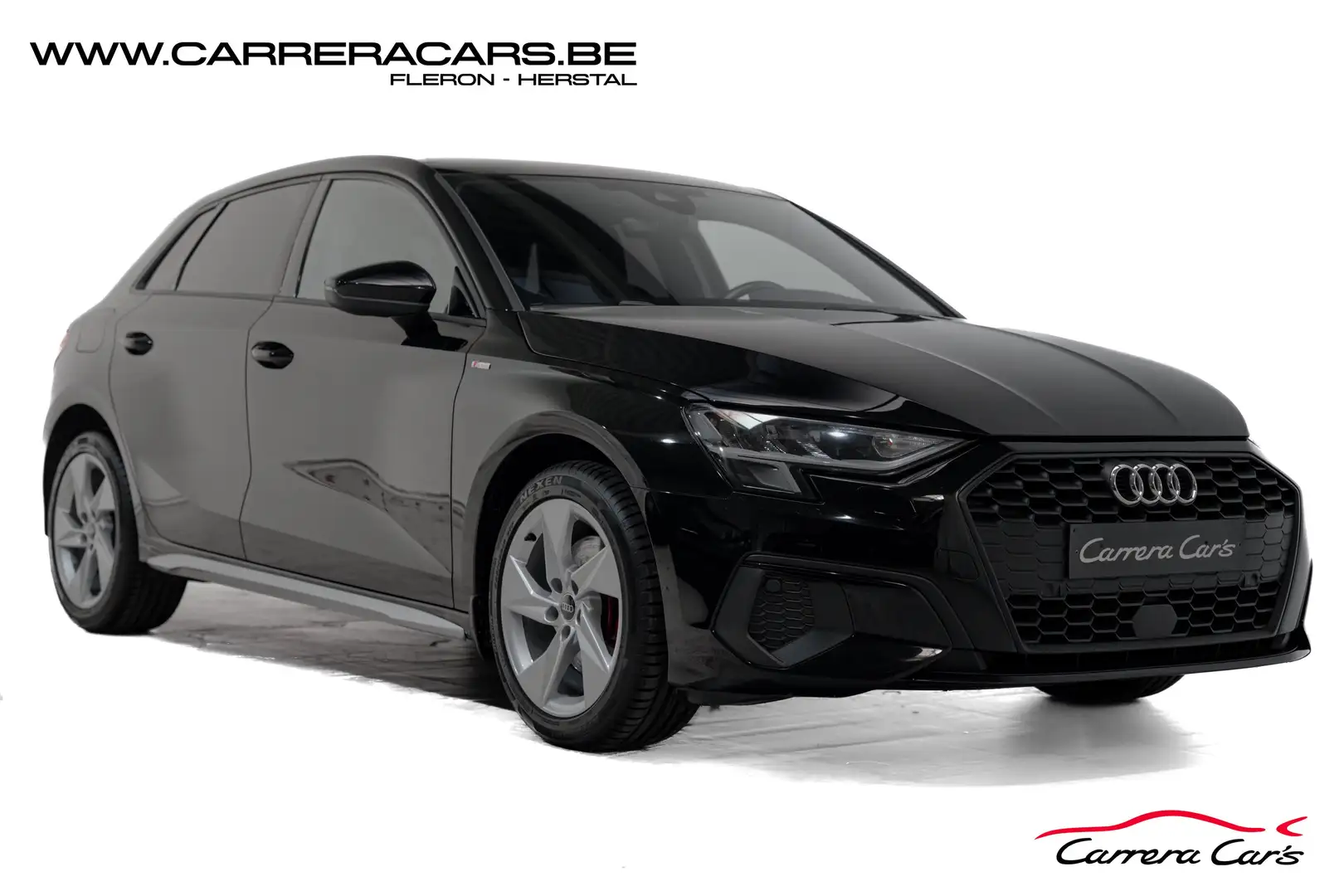 Audi A3 30 TFSI S-line*|NAVI*LED*SG CHAUFF*PDC*CRUISE*| Zwart - 1