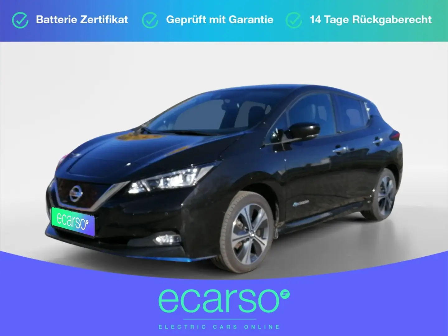 Nissan Leaf e+ Tekna Schwarz - 1
