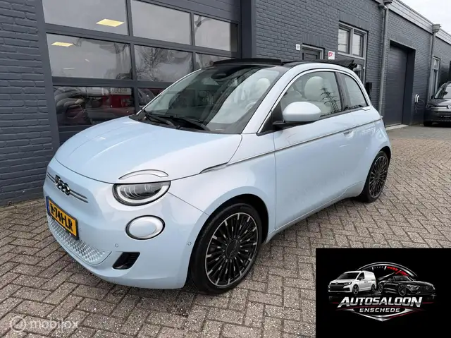 Fiat 500C La Prima 42 kWh 118 PK Cabrio Airco Navi Leder