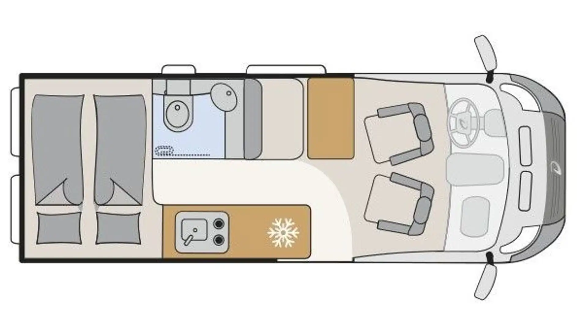 Dethleffs Globetrail (Fiat) 600 DK Modell 2025 Weiß - 1