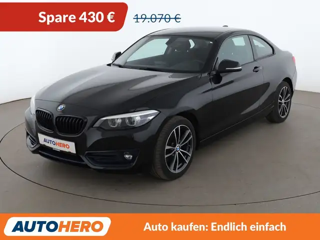 2019 BMW 2 Series in Black for sale