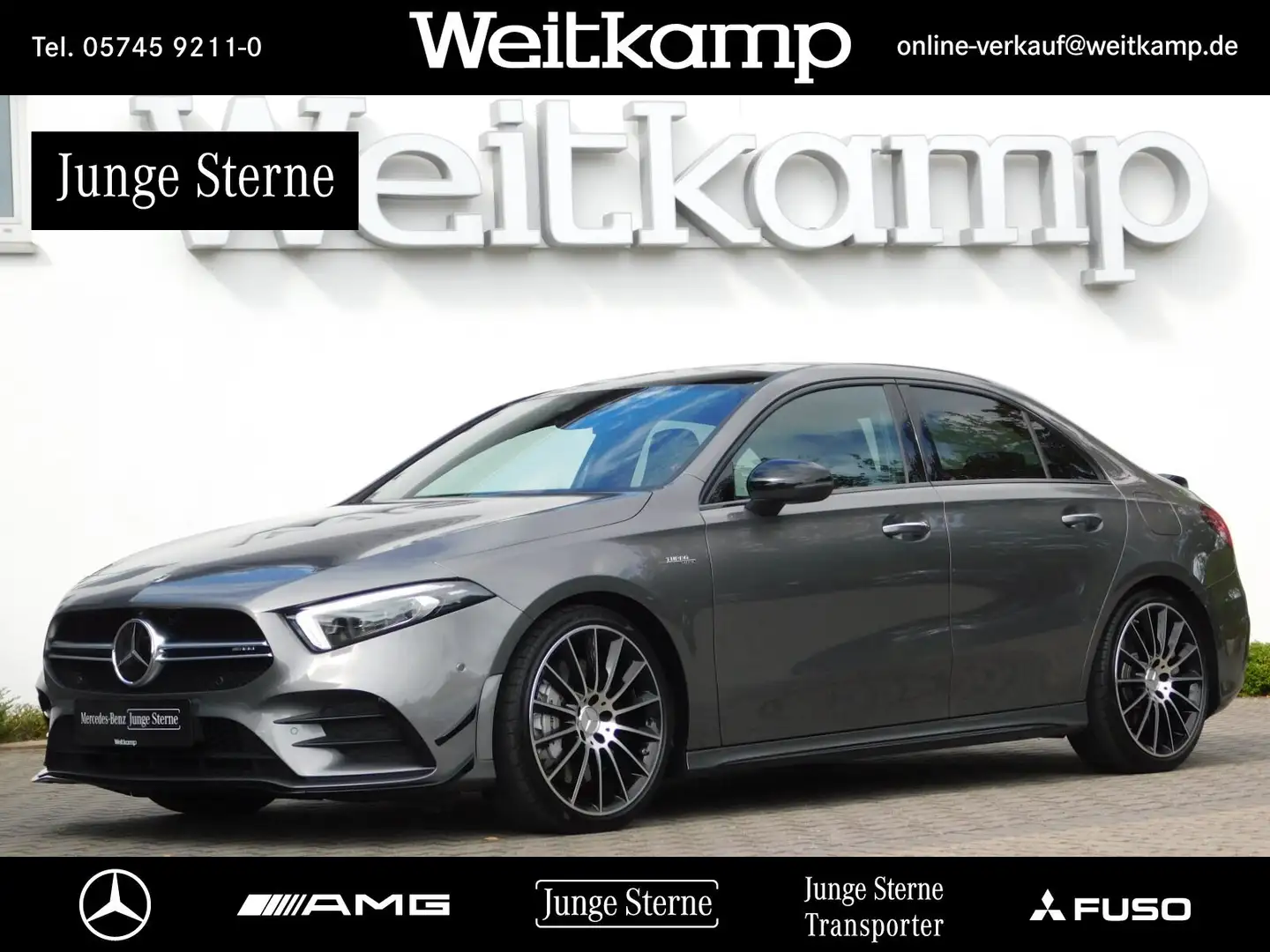 Mercedes-Benz A 35 AMG AMG A 35 4MATIC Limousine Aero-P.+Panp+Perf.Sitz Grau - 1