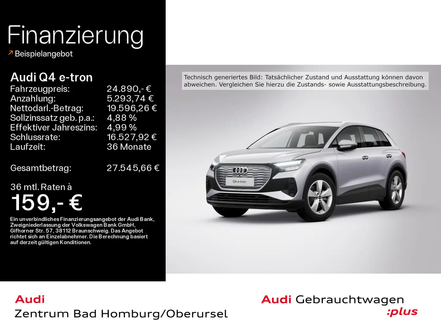 Audi Q4 e-tron 35 S line*Navi*LED*Alu*PDC*Virtual Coc Argent - 1