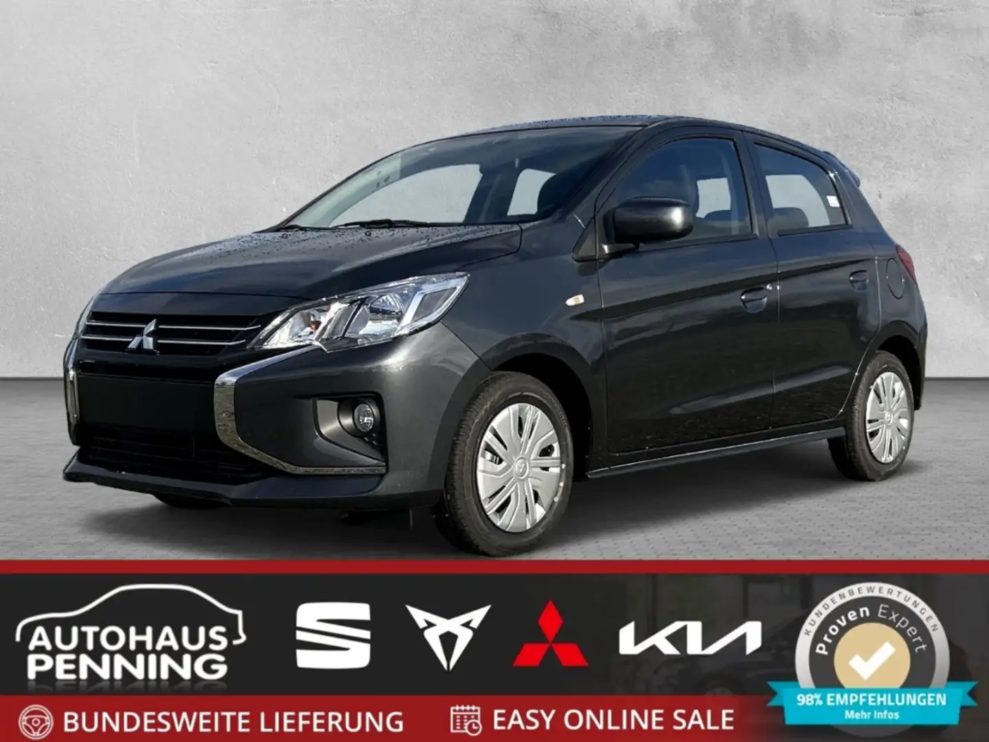 Mitsubishi Space Star / UPE: 16.730,- € / 1,2l SELECT KLIMA ISOFIX DAB+ Grigio - 1
