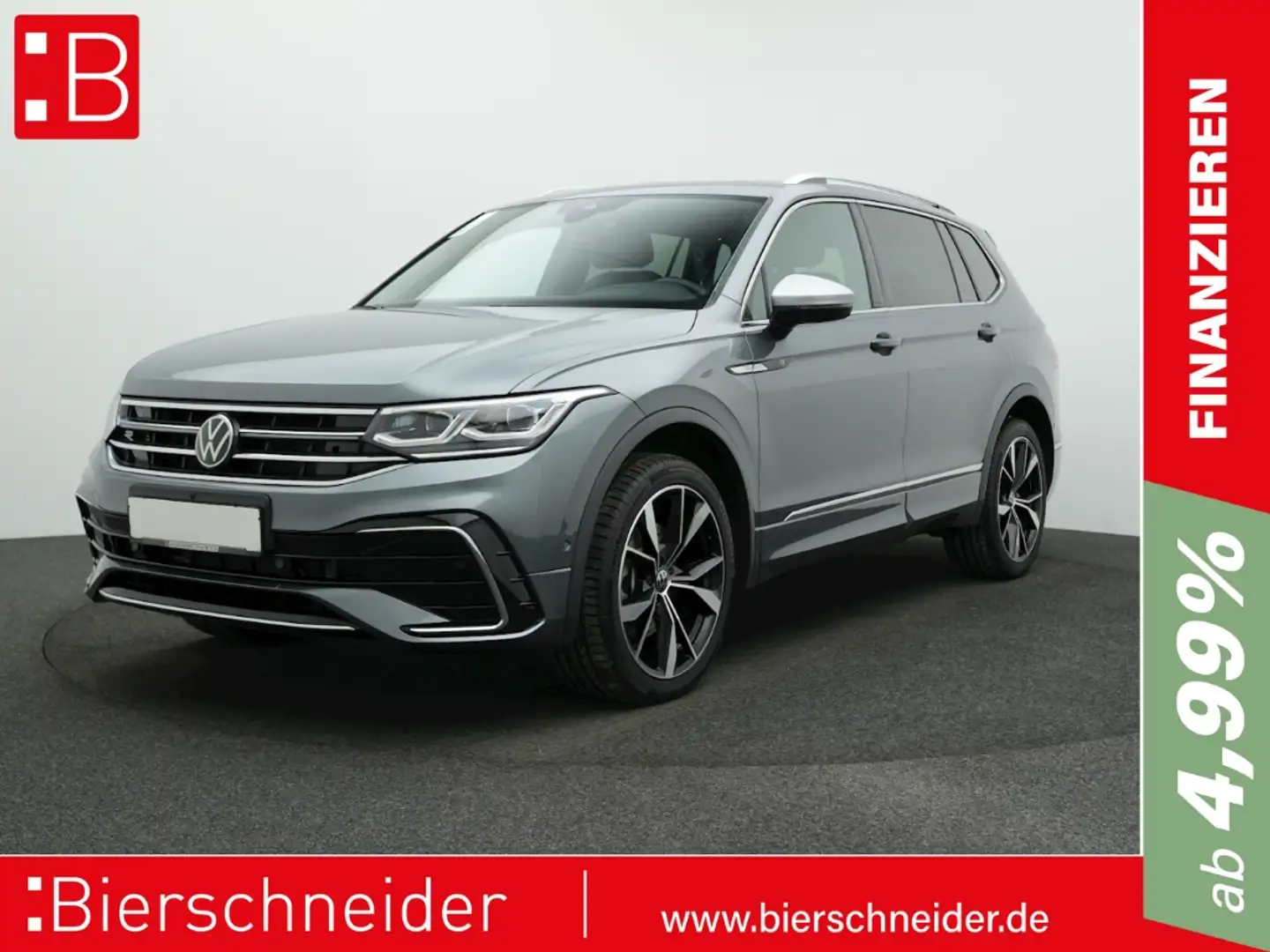 Volkswagen Tiguan Allspace 2.0 TDI DSG 4Mo. R-Line 7-S. PANO AHK 20 MISANO AR Grau - 1