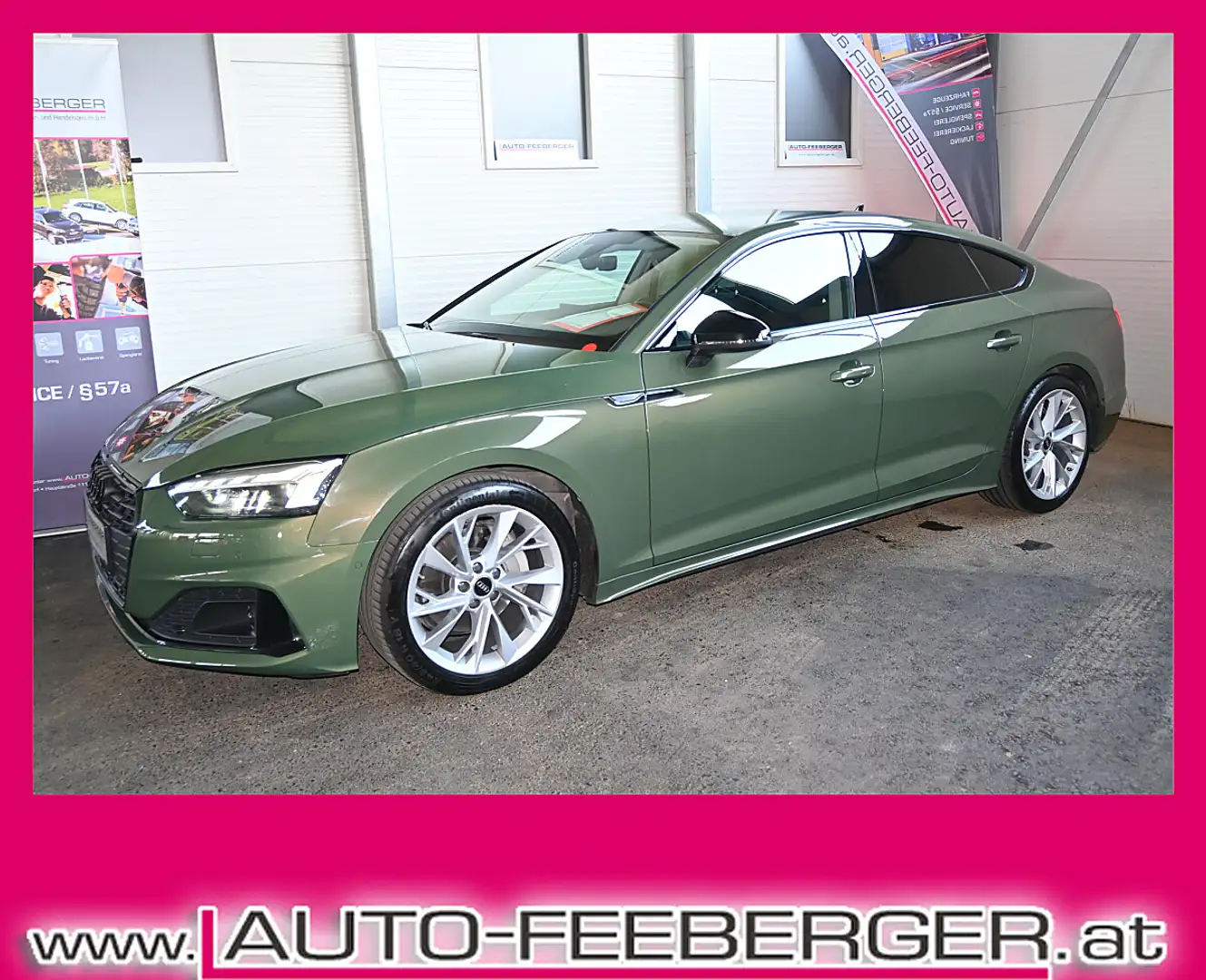 Audi A5 40 2.0 TDI Sportback advanced Sportsitze, Matri... Grün - 1