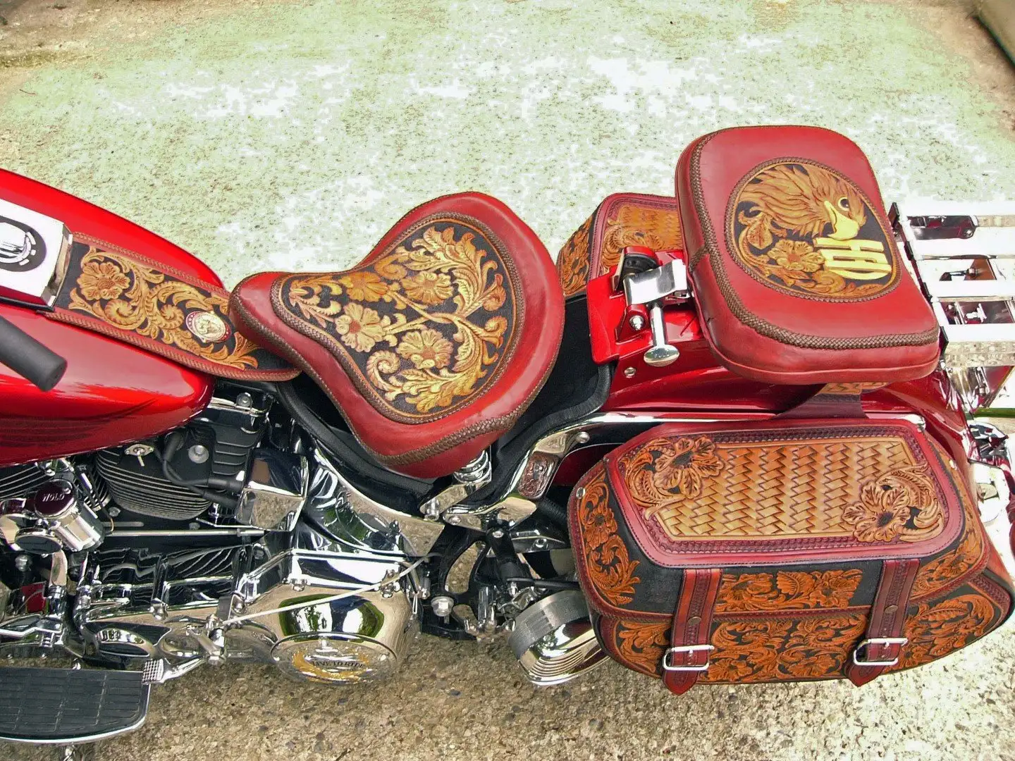 Harley-Davidson Heritage Softail Roşu - 2
