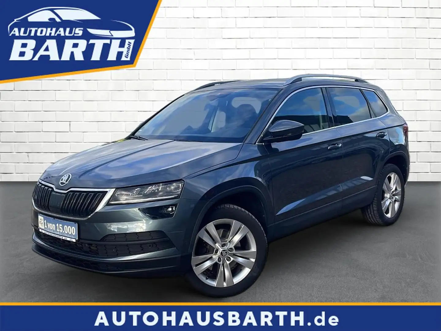 Skoda Karoq 2.0 TDI Style 4x4 *LED*AHZV*Navi*SHZ* Grau - 1