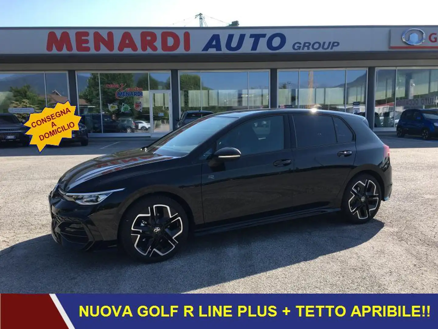 Volkswagen Golf 2.0 TDI 150 CV DSG R-Line Plus TETTO APRIBILE * R Nero - 1
