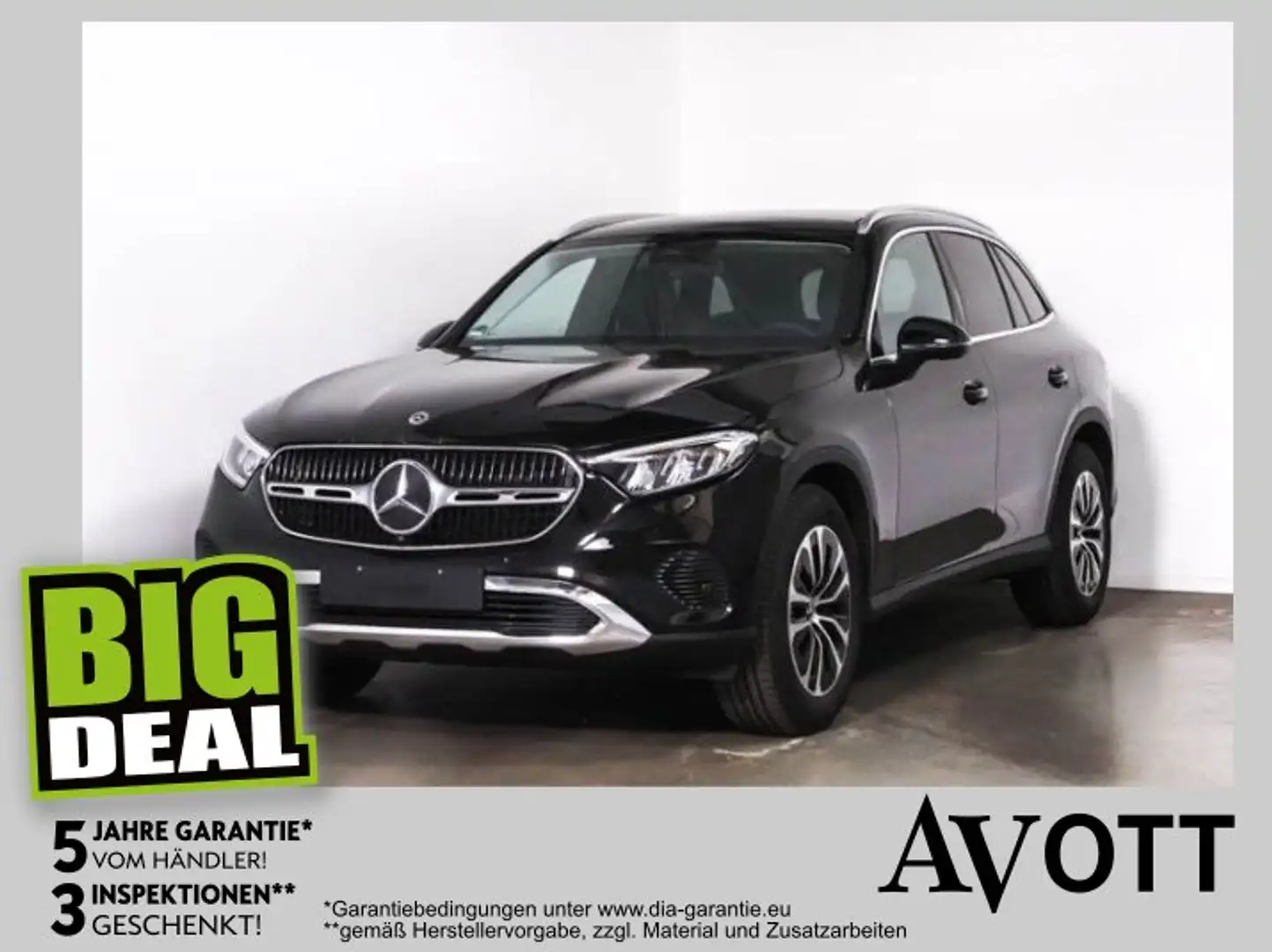 Mercedes-Benz GLC 220 d 4MATIC 2xKlima AHK AUT Kam. KeyLess LM Schwarz - 1