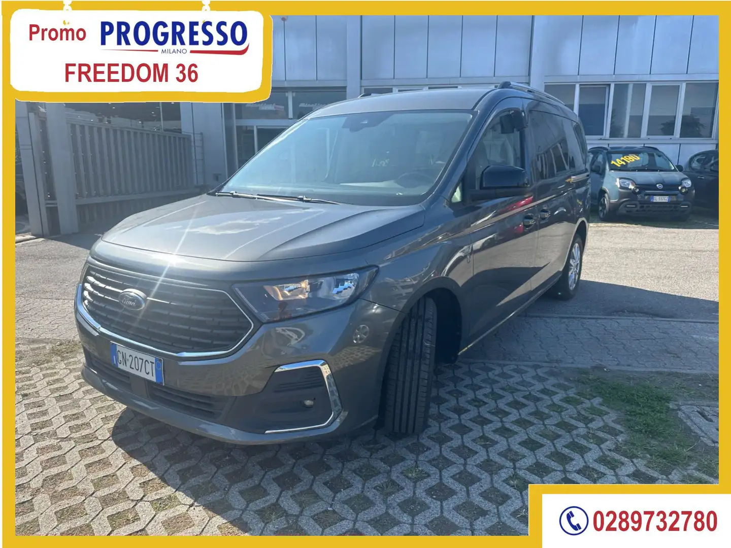 Ford Tourneo Connect Grand Tourneo Connect 2.0 EcoBlue 122 CV AWD Tita Grau - 1