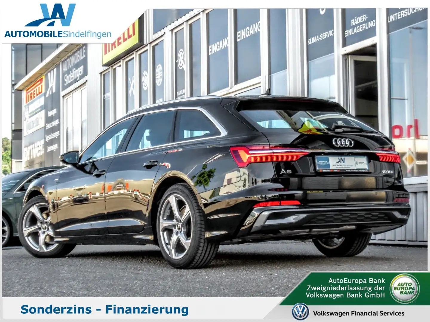 Audi A6 Avant 40TDI 2x S line MATRIX 360° PARKLENK Noir - 2
