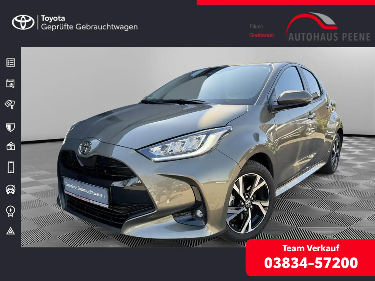 Toyota Yaris 1.5 l 116 PS 5-türig Team D Bronze - 1
