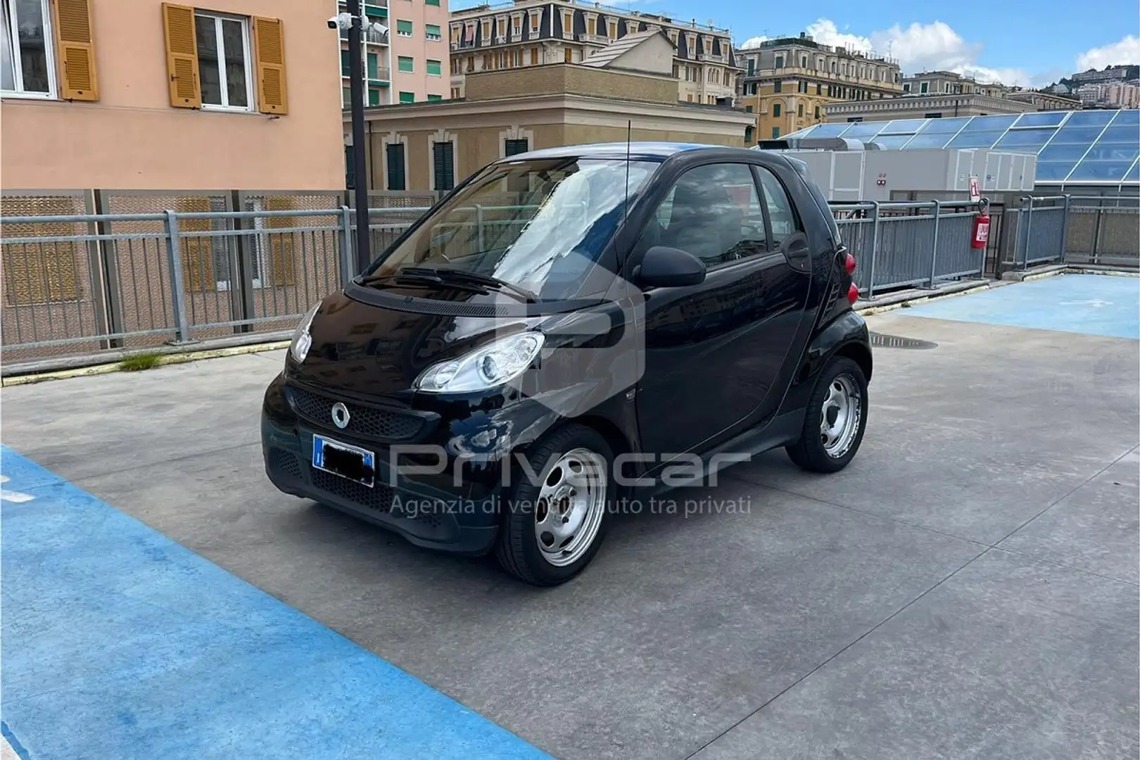 smart forTwo fortwo 1000 52 kW MHD coupé pure Zwart - 1