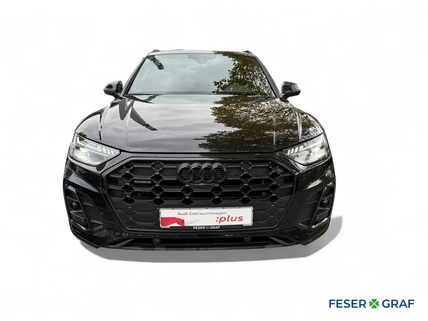 Audi Q5 40 TDI quattro S line Matrix/360°Cam/SHZ/VC+/Navi Schwarz - 2