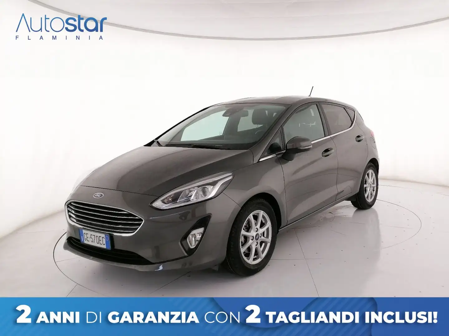 Ford Fiesta 5p 1.0 ecoboost hybrid Titanium s&s 125cv my20.75 Grigio - 1