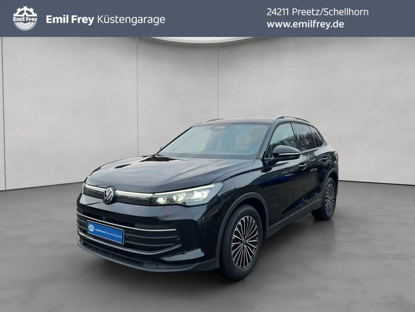 Volkswagen Tiguan 1.5 eTSI Goal DSG AHK Kamera Navi Matrix Schwarz - 1