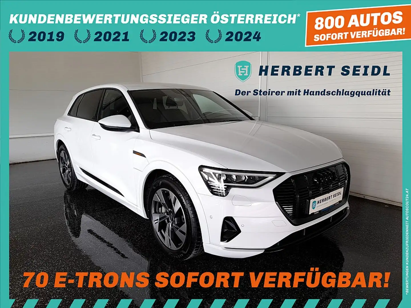 Audi e-tron advanced  50 quattro *OPTIKPAKET SCHWARZ / 20 Z... Weiß - 1