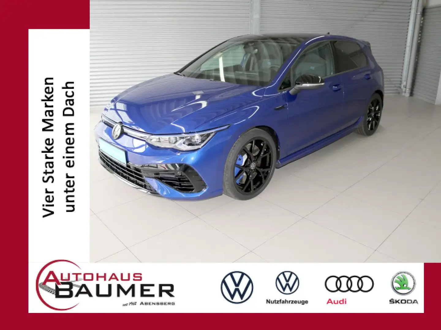 Volkswagen Golf R 2.0 TSI DSG 20 Years Akrapovic Panorama LED Bleu - 1