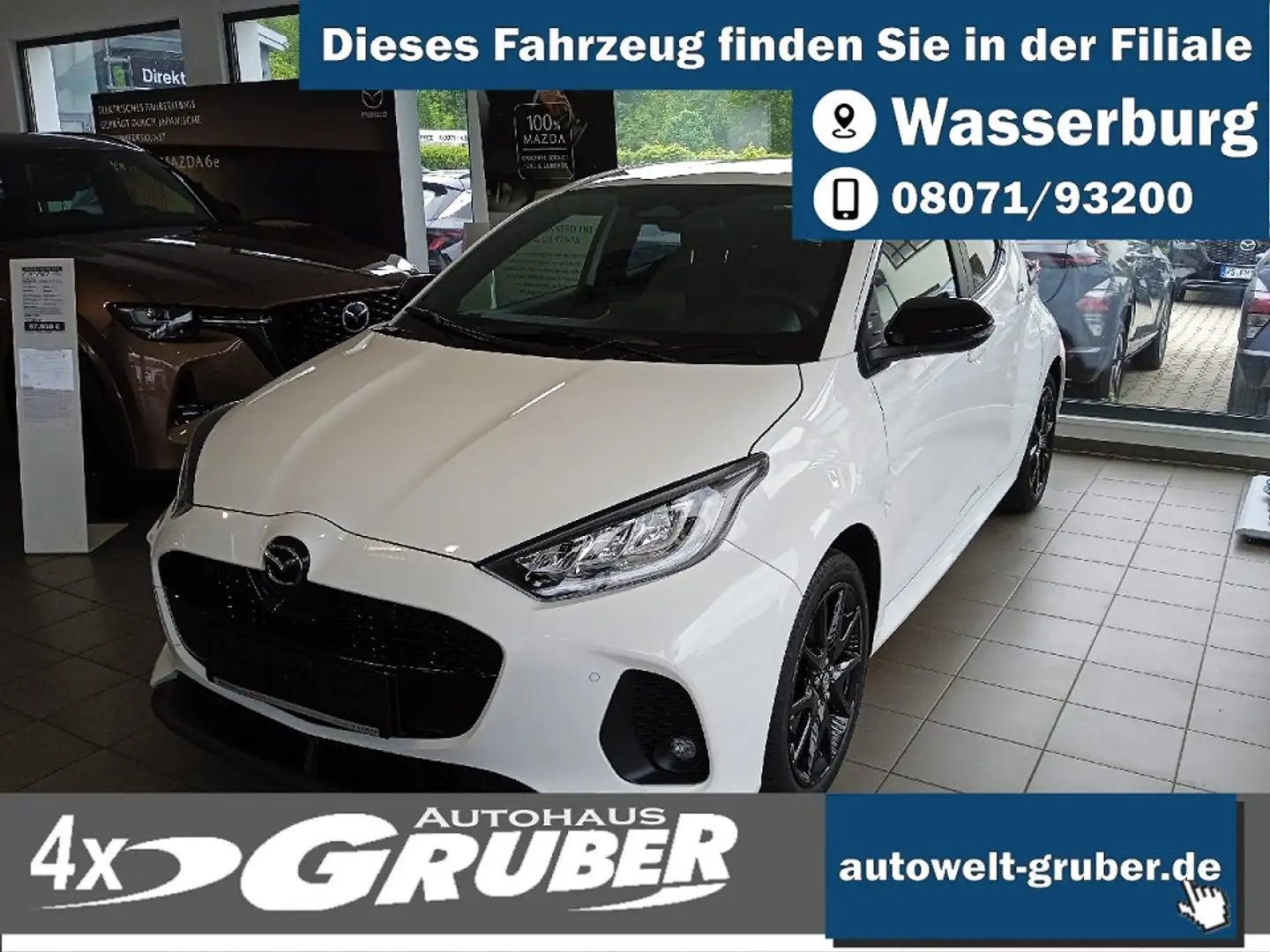 Mazda 2 Automatik Homura Weiß - 1