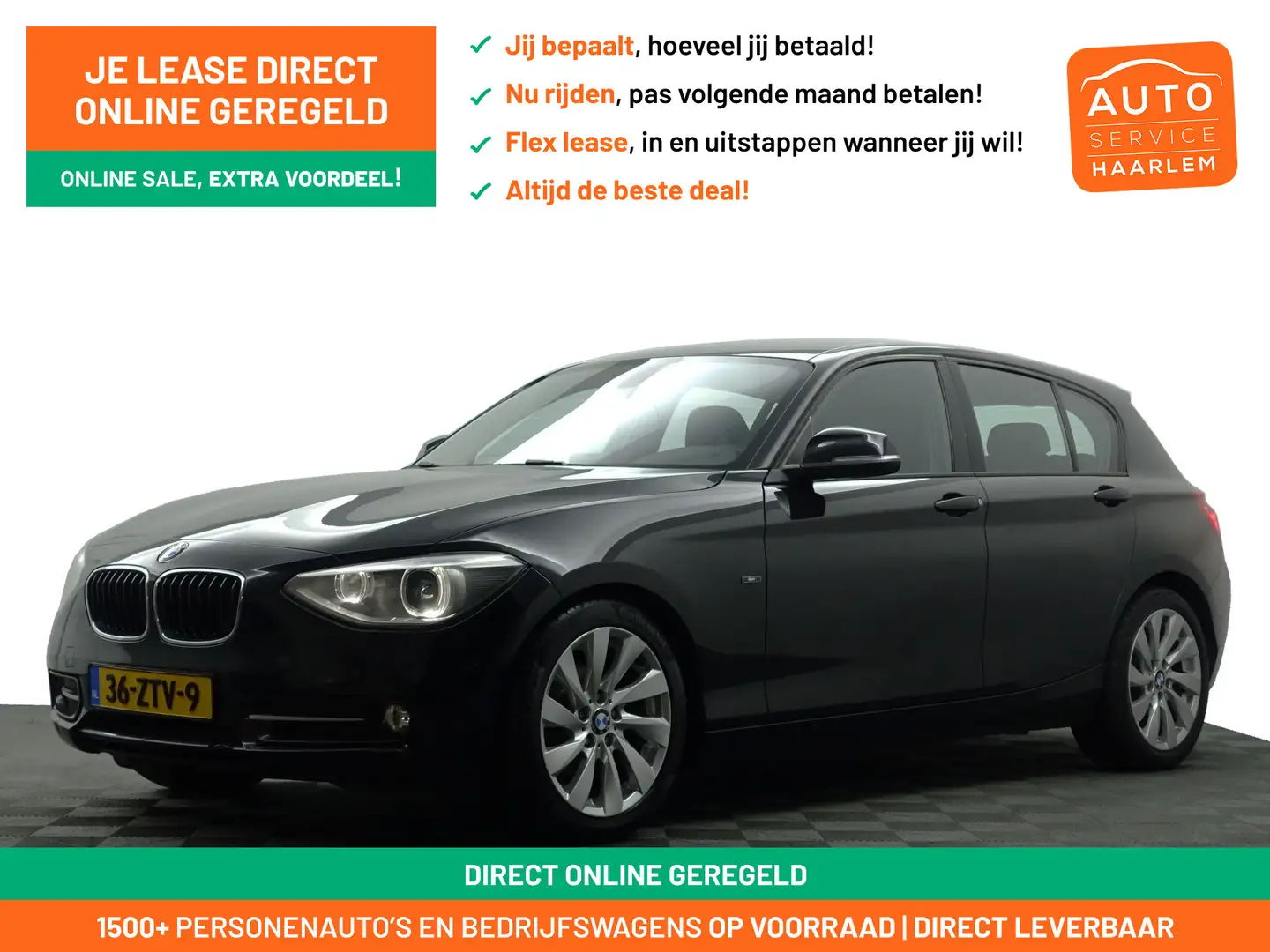 BMW 114 1-serie 114i M Sport+ Xenon Led, Sport Leder Inter Noir - 1