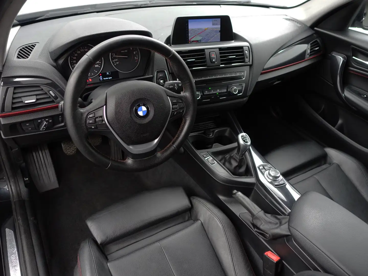 BMW 114 1-serie 114i M Sport+ Xenon Led, Sport Leder Inter Noir - 2