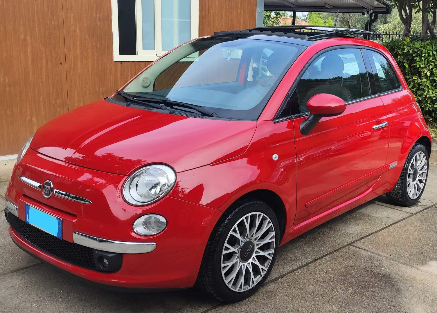 Fiat 500 500 1.3 mjt 16v Lounge 95cv my14 Rojo - 2