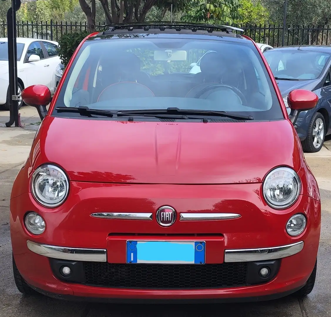 Fiat 500 500 1.3 mjt 16v Lounge 95cv my14 Rojo - 1