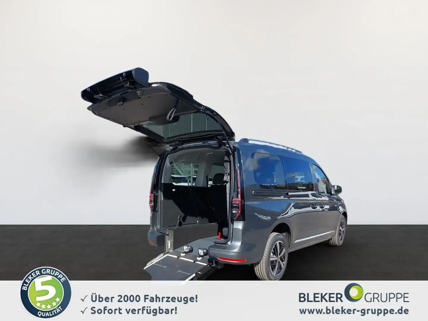 Volkswagen Caddy Maxi Style 1.5 TSI DSG Rollstuhlumbau Plateado - 1