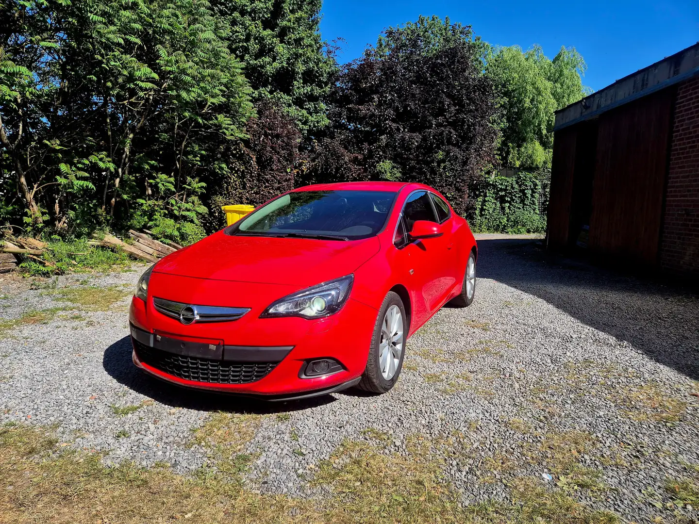 Opel Astra Astra GTC 1.4 Turbo Edition Rood - 2