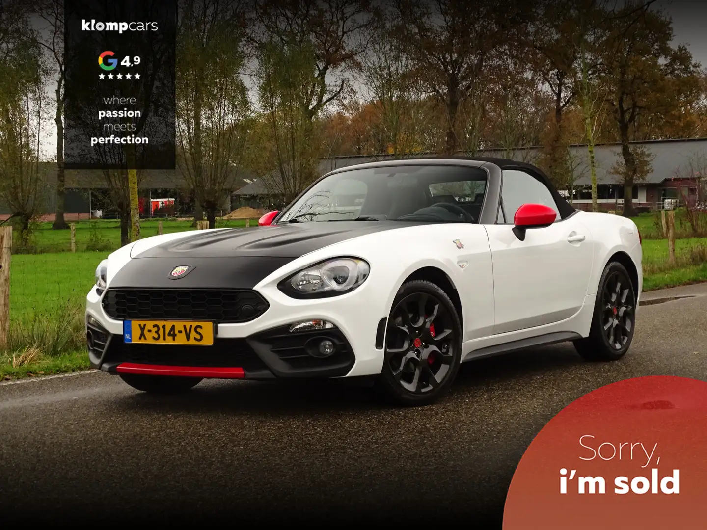 Fiat 124 Spider 1.4 MultiAir Turbo Abarth | Carplay | Uniek netjes Wit - 1