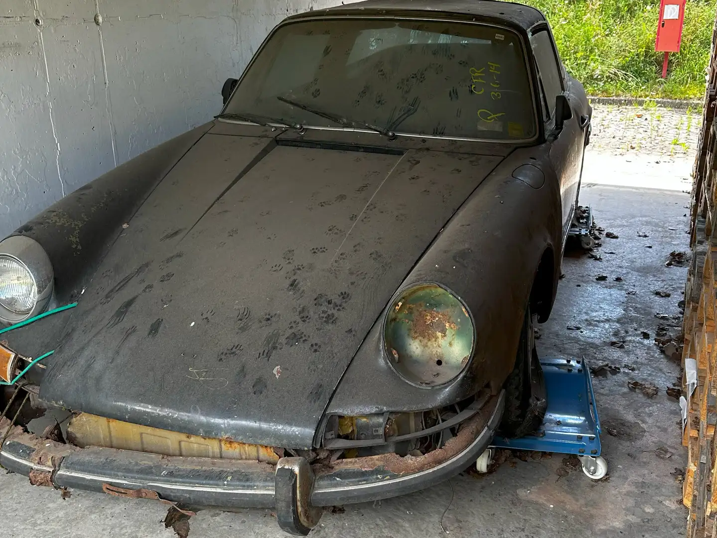 Porsche 911 911 E Targa Scheunenfund, Urporsche, F-Modell Black - 1