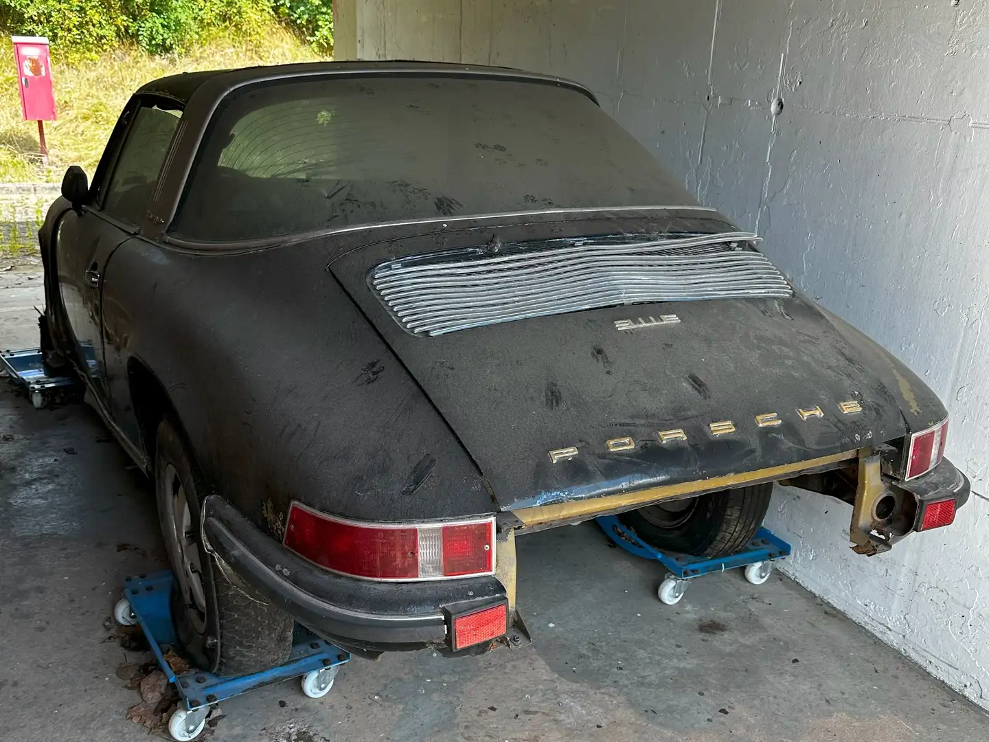 Porsche 911 911 E Targa Scheunenfund, Urporsche, F-Modell Black - 2
